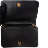 Chanel Quilted Lambskin 24K Gold Single Flap Shoulder Bag