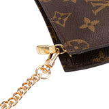 Louis Vuitton Canvas Monogram Bucket Pochette Accessoire Shoulder Bag
