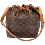 Louis Vuitton Canvas Monogram Sac Noe Peti Shoulder Bag