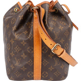 Louis Vuitton Canvas Monogram Sac Noe Peti Shoulder Bag