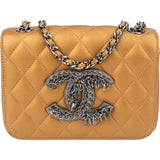 Chanel Limited Quillted Lambskin Single Flap Crossbody Bag