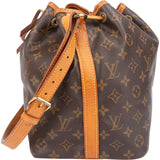 Louis Vuitton Canvas Monogram Sac Noe Peti Shoulder Bag