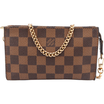 Louis Vuitton Damier Ebene Monogram Bucket Pochette Accessoire Shoulder Bag