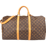 Louis Vuitton Canvas Monogram Keepall 50 Bandouliere