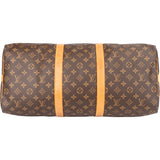 Louis Vuitton Canvas Monogram Keepall 50 Bandouliere