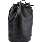 Louis Vuitton Noir Epi Leather Sac Noe Grande Shoulder Bag