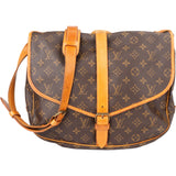 Louis Vuitton Canvas Monogram Saumur 35 Crossbody Bag