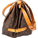 Louis Vuitton Canvas Monogram Saumur 35 Crossbody Bag