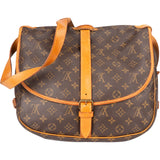 Louis Vuitton Canvas Monogram Saumur 35 Crossbody Bag