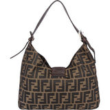 Fendi FF Monogram Baguette Shoulder Bag