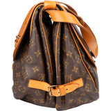 Louis Vuitton Canvas Monogram Saumur 35 Crossbody Bag