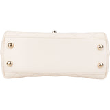 Chanel Quilted Coatskin Mini Rainbow Handle Flap Handbag