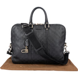 Gucci Leather GG Monogram Business Handbag