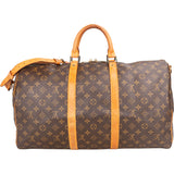 Louis Vuitton Canvas Monogram Keepall 50 Bandouliere