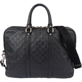 Gucci Leather GG Monogram Business Handbag