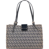Fendi FF Monogram FF Buckle Handbag