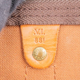 Louis Vuitton Canvas Monogram Keepall 50 Bandouliere