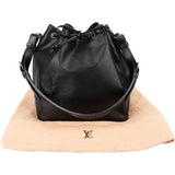 Louis Vuitton Noir Epi Leather Sac Noe Petit Shoulder Bag