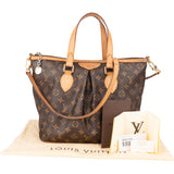 Louis Vuitton Canvas Monogram Palermo PM Handbag