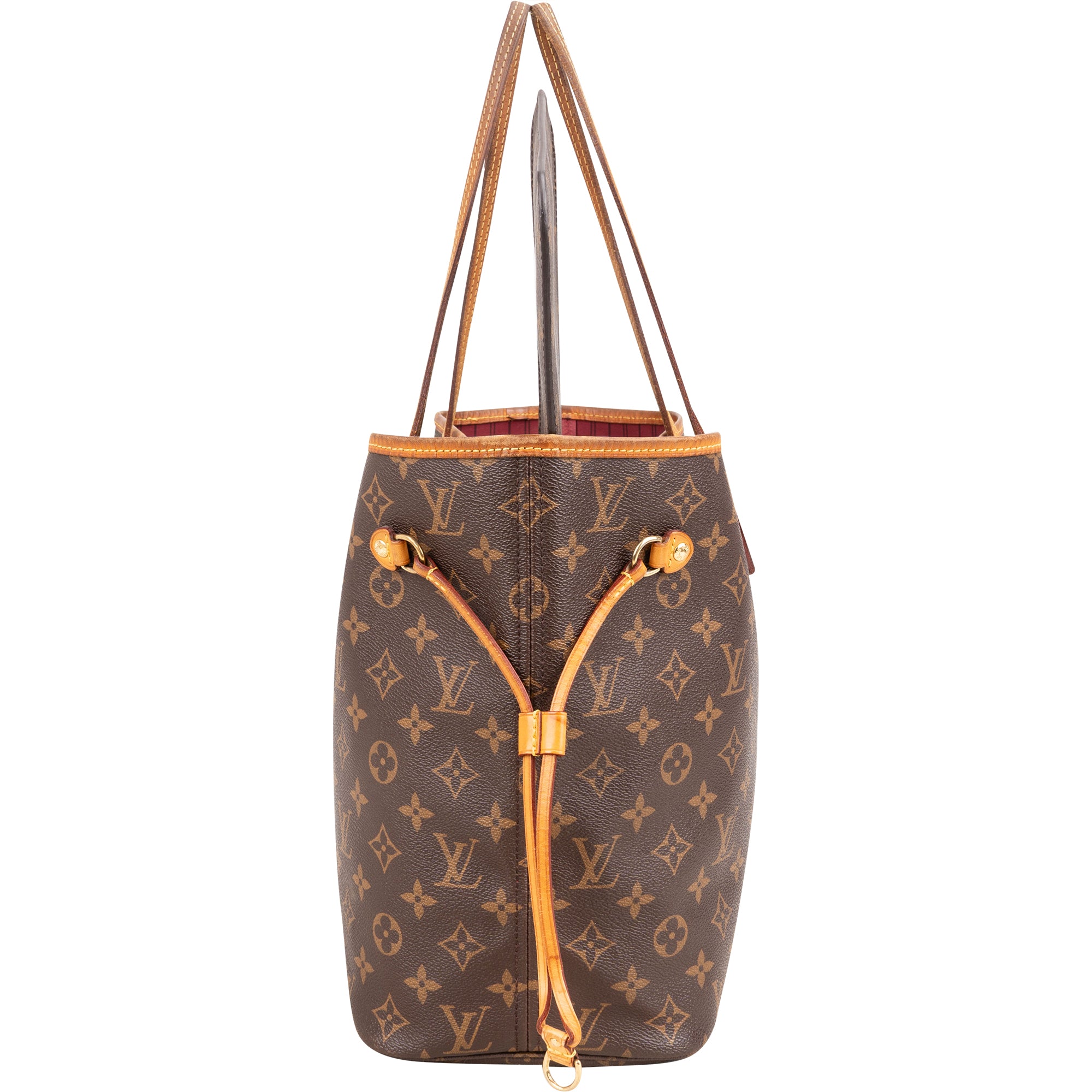 Louis Vuitton Canvas Monogram Neverfull MM Shopper Handbag - vintageandkickz