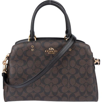 Coach Monogram Sig Lillie Crryll Handbag