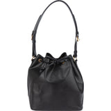 Louis Vuitton Noir Epi Leather Sac Noe Petit Shoulder Bag