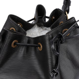 Louis Vuitton Noir Epi Leather Sac Noe Petit Shoulder Bag