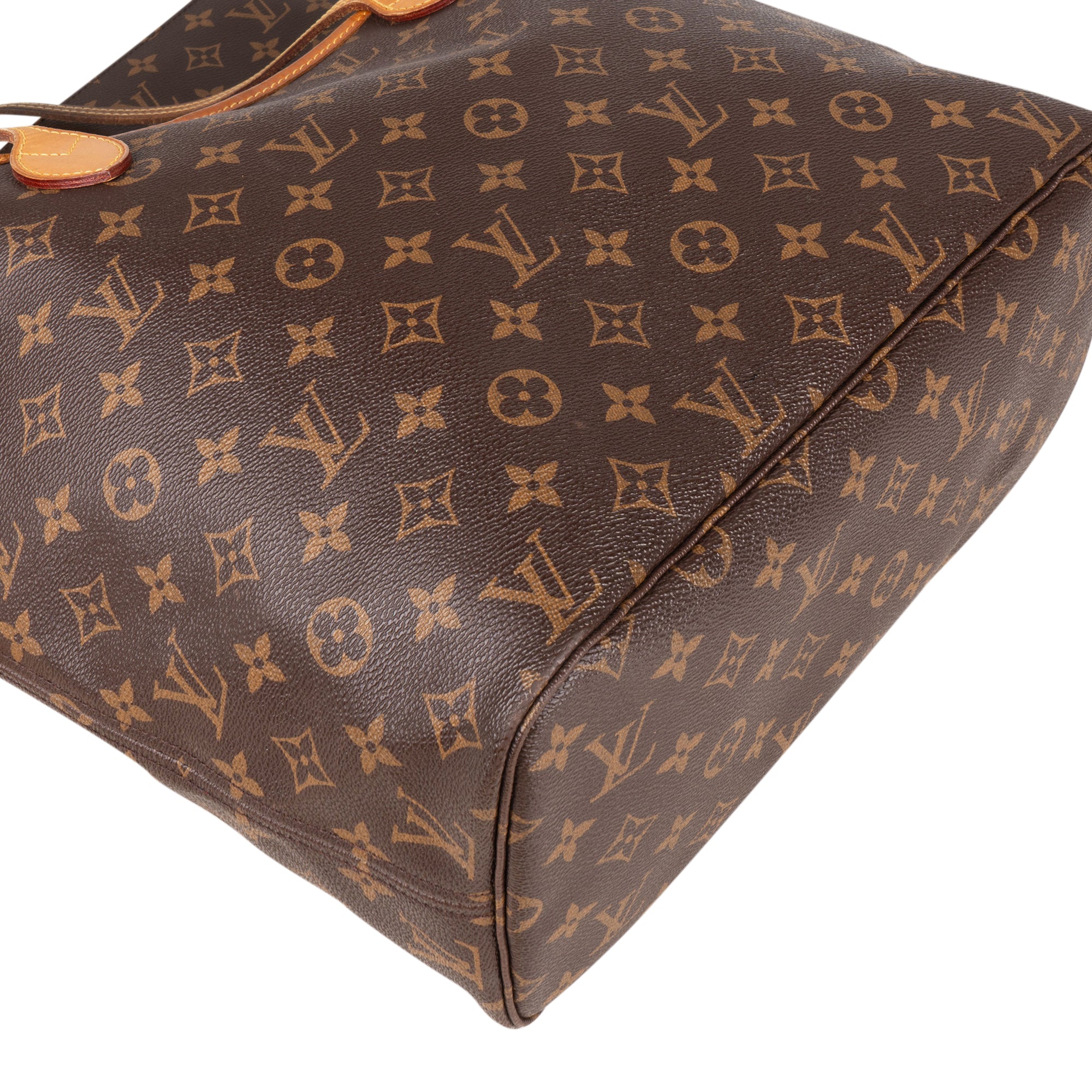 Louis Vuitton Canvas Monogram Neverfull MM Shopper Handbag - vintageandkickz