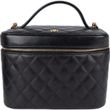 Chanel Quilted Lambskin Vanity Case Handbag