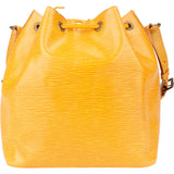 Louis Vuitton Yellow Epi Leather Sac Noe Petit Shoulder Bag