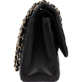 Chanel Quilted Lambskin Jumbo Double Flap Crossbody Bag
