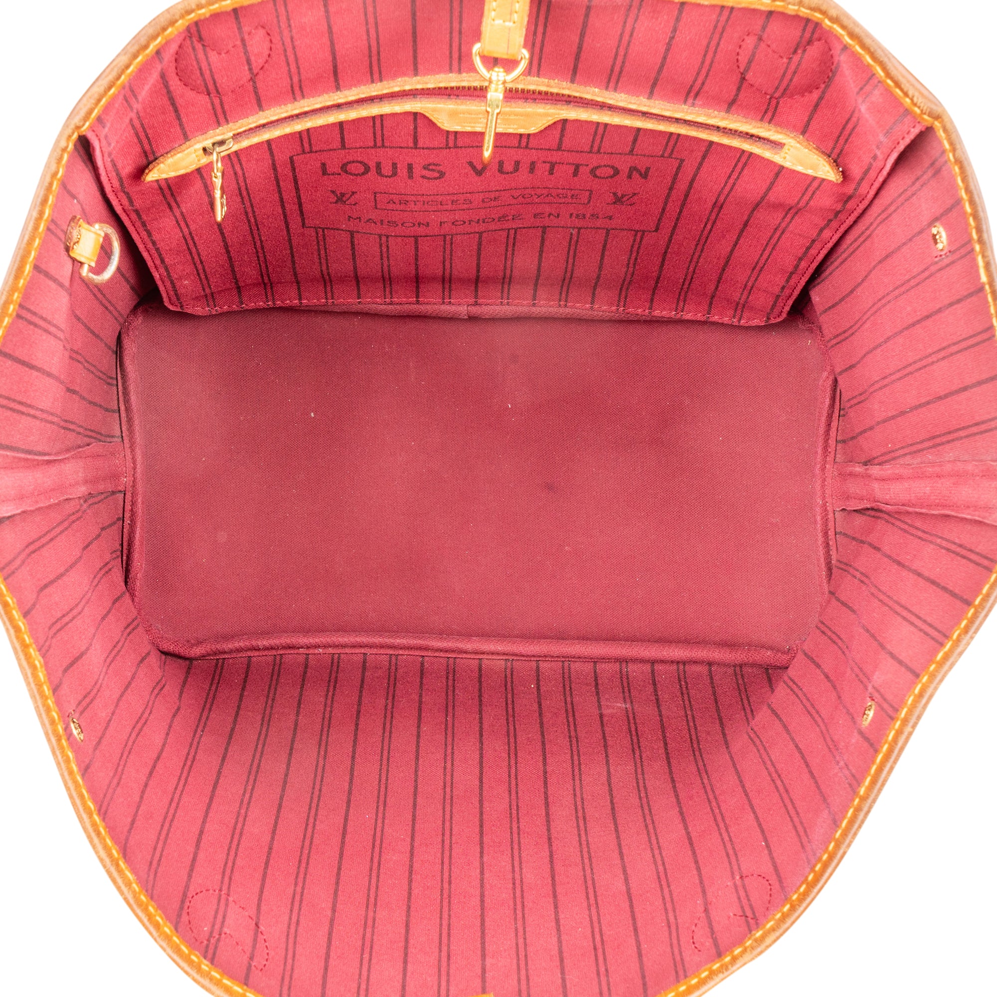 Louis Vuitton Canvas Monogram Neverfull MM Shopper Handbag - vintageandkickz