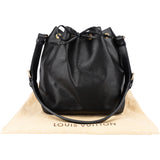 Louis Vuitton Noir Epi Leather Sac Noe Petit Shoulder Bag