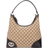 Gucci GG Monogram Lovely Heart Hobo Bag