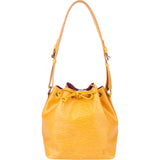 Louis Vuitton Yellow Epi Leather Sac Noe Petit Shoulder Bag