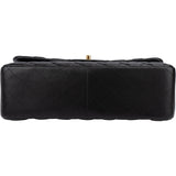 Chanel Quilted Lambskin Jumbo Double Flap Crossbody Bag