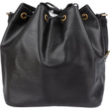 Louis Vuitton Noir Epi Leather Sac Noe Petit Shoulder Bag