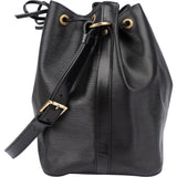 Louis Vuitton Noir Epi Leather Sac Noe Petit Shoulder Bag