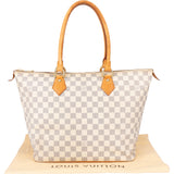 Louis Vuitton Damier Azur Monogram Saleya MM Handbag