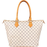 Louis Vuitton Damier Azur Monogram Saleya MM Handbag