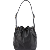 Louis Vuitton Noir Epi Leather Sac Noe Petit Shoulder Bag