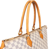 Louis Vuitton Damier Azur Monogram Saleya MM Handbag