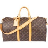 Louis Vuitton Canvas Monogram Keepall 50 Bandouliere