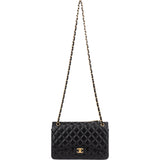 Chanel Quilted Lambskin Jumbo Double Flap Crossbody Bag