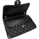 Chanel Quilted Lambskin Jumbo Double Flap Crossbody Bag