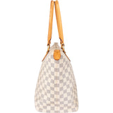 Louis Vuitton Damier Azur Monogram Saleya MM Handbag