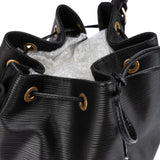 Louis Vuitton Noir Epi Leather Sac Noe Petit Shoulder Bag