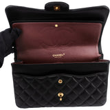 Chanel Quilted Lambskin Jumbo Double Flap Crossbody Bag