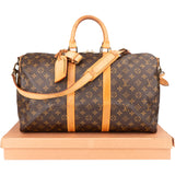 Louis Vuitton Canvas Monogram Keepall 45 Bandouliere