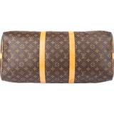 Louis Vuitton Canvas Monogram Keepall 50 Bandouliere